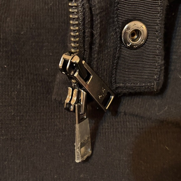 A/X Armani Exchange Black Zip-Up Sweater - Picture 6 of 9